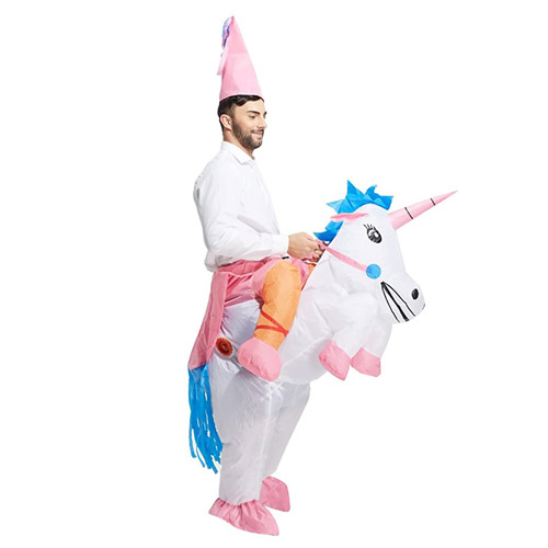Toloco Inflatable Unicorn Rider Costume